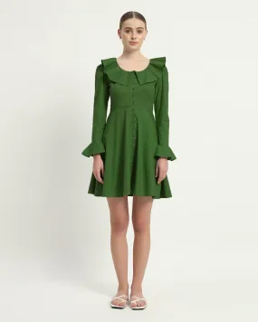 The Fredonia Emerald Cotton Dress