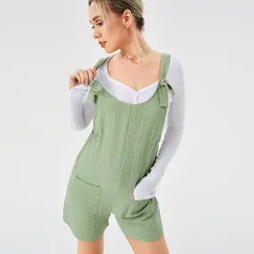 Trend4us Women’s Casual Tie-Strap Romper