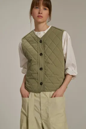 ULLA GREEN BODYWARMER