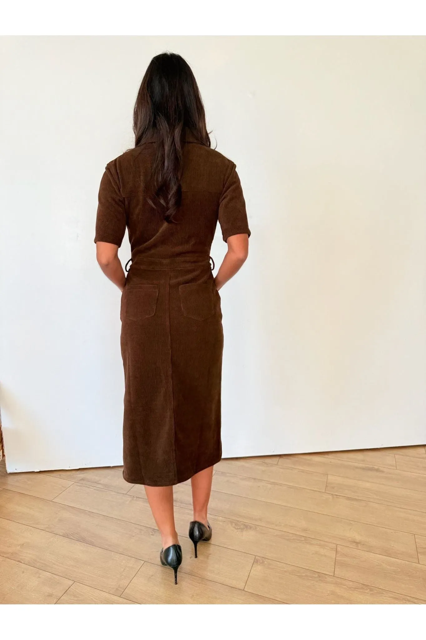 Velvet Canyon Cord Dress
