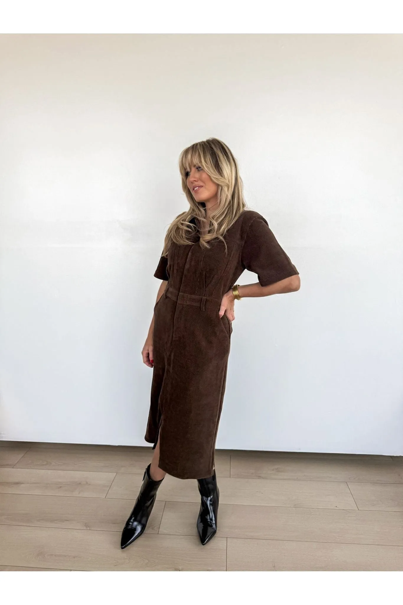 Velvet Canyon Cord Dress