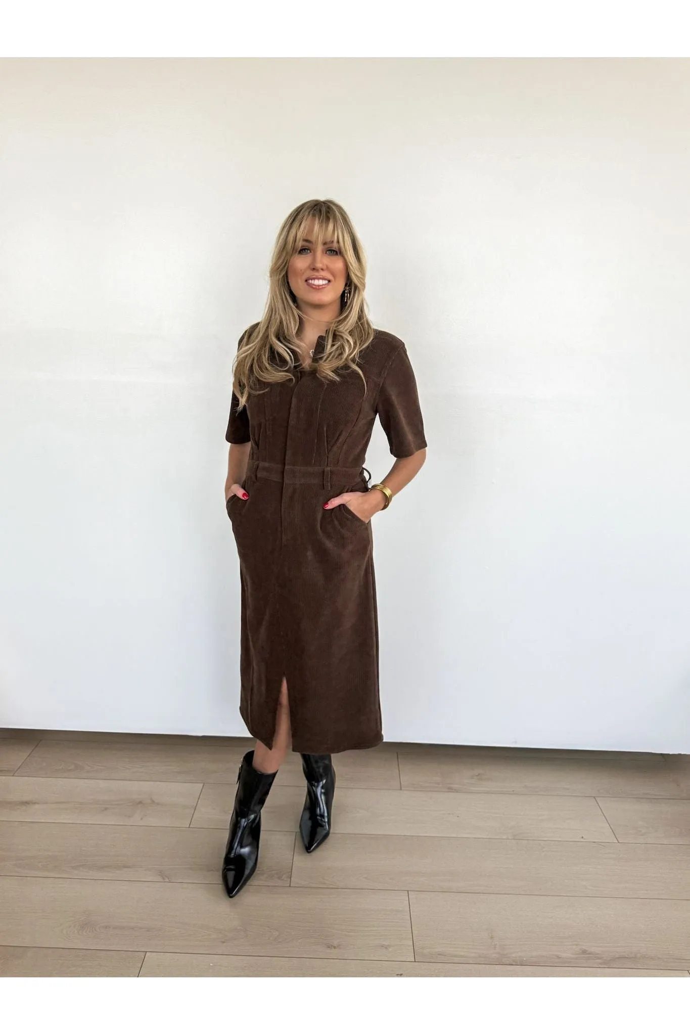 Velvet Canyon Cord Dress