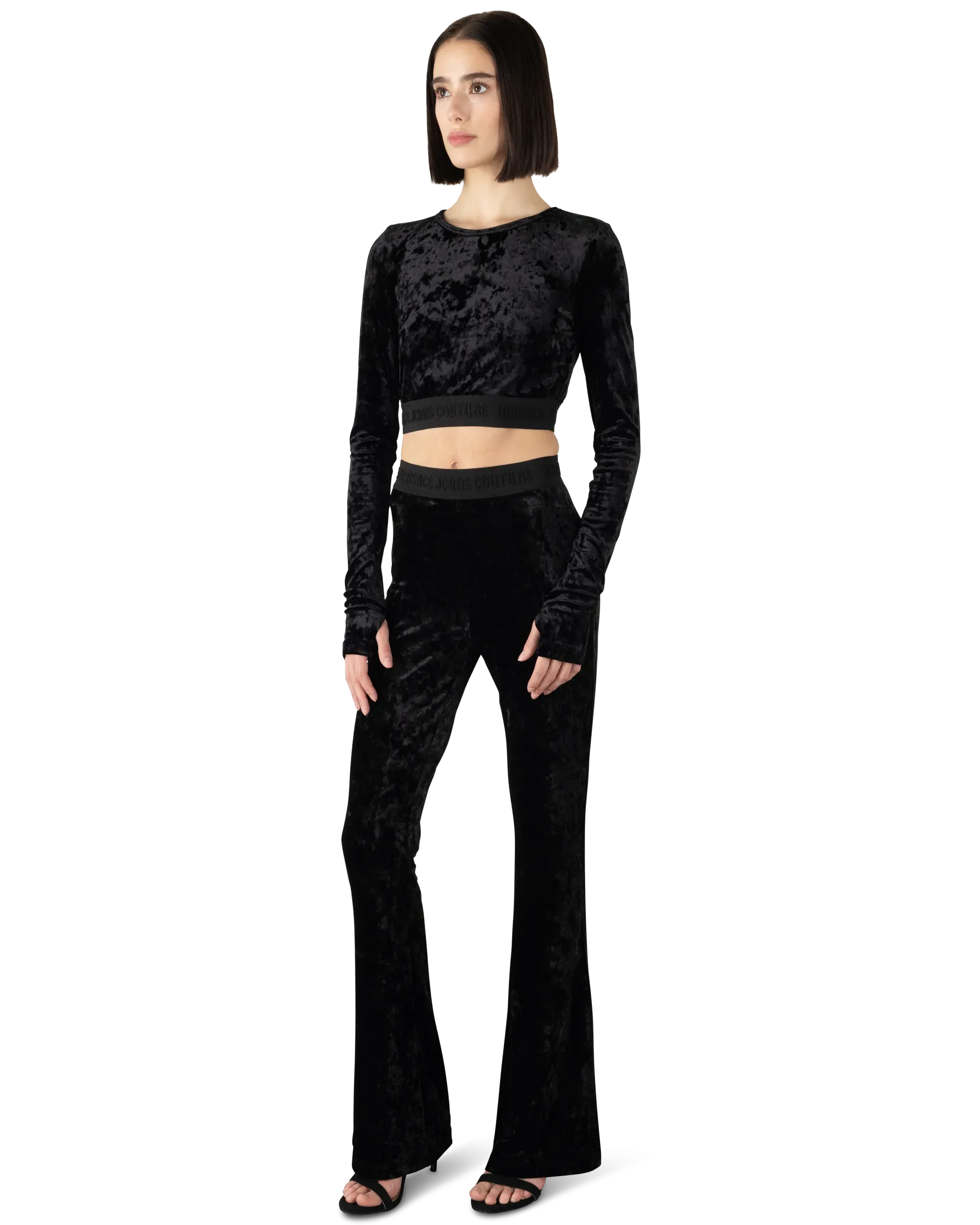 Velvet Flared Leggings