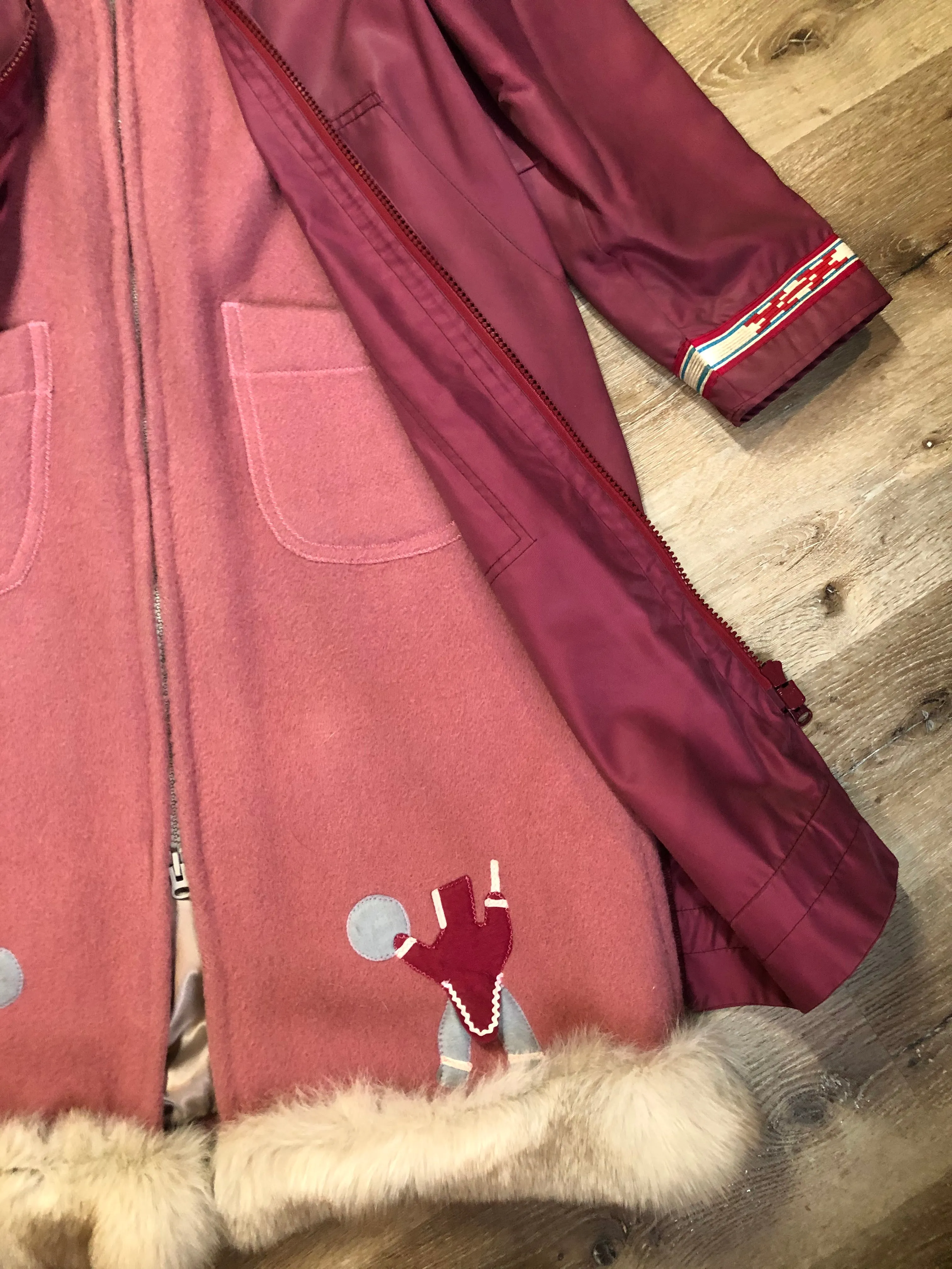 Vintage Pink “Styles North” Northern Parka with Outer Shell, Made in Canada, SOLD