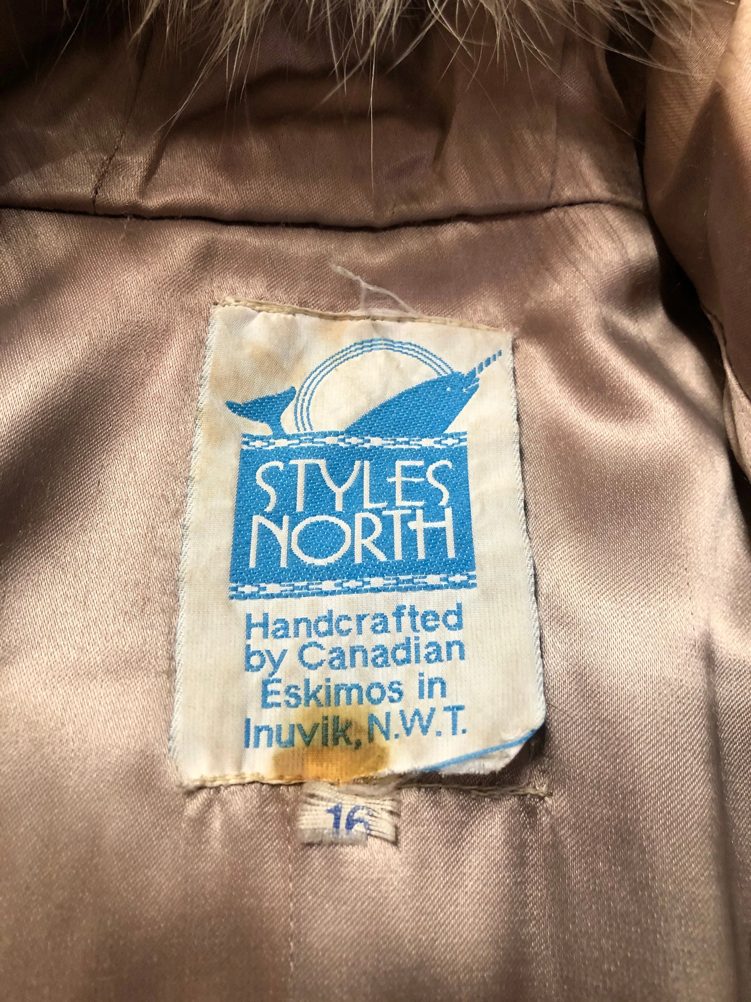 Vintage Pink “Styles North” Northern Parka with Outer Shell, Made in Canada, SOLD