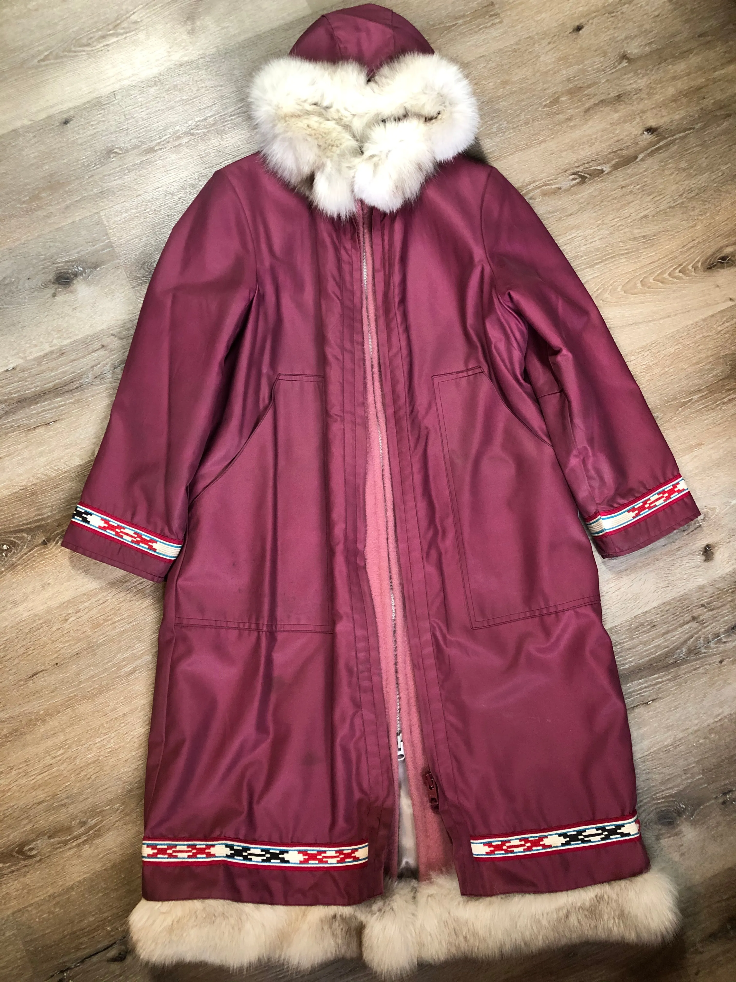 Vintage Pink “Styles North” Northern Parka with Outer Shell, Made in Canada, SOLD