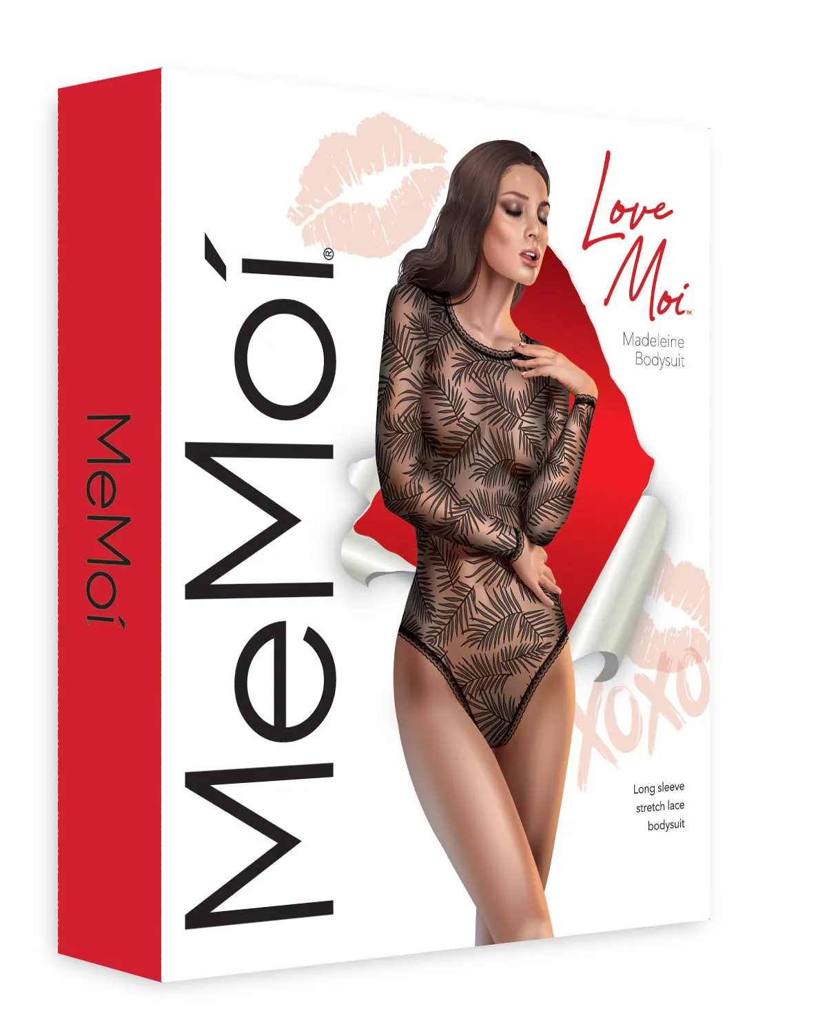 Women's Madeleine Long Sleeve Stretch Lace Bodysuit