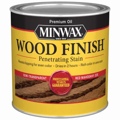 Wood Finish Semi-Transparent QUART - RED MAHOGANY