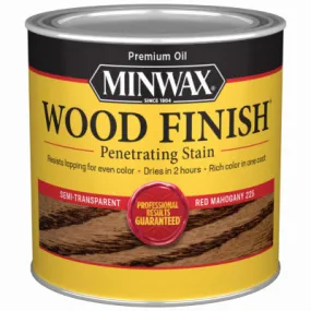 Wood Finish Semi-Transparent QUART - RED MAHOGANY