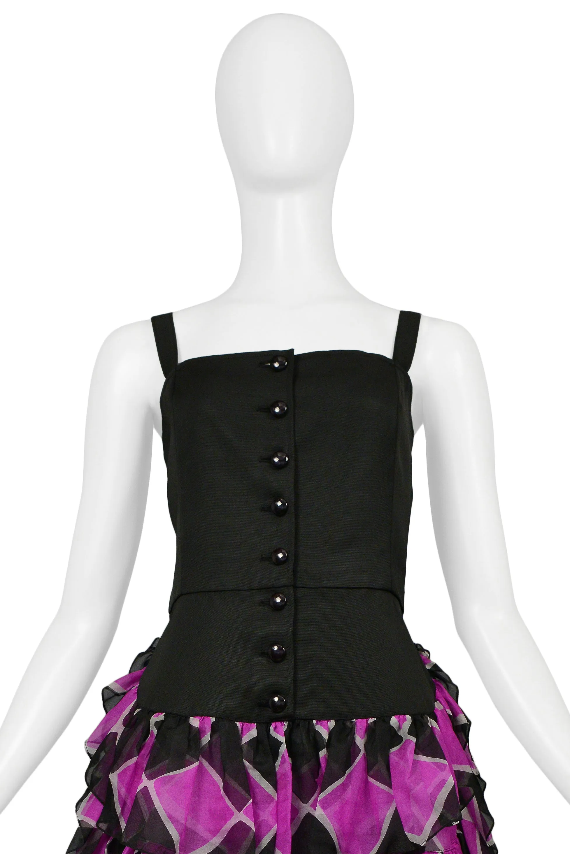 YVES SAINT LAURENT YSL HARLEQUIN SUMMER DRESS